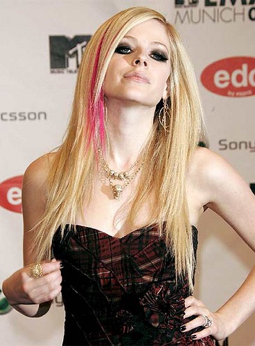 Avril Lavigne provocante?