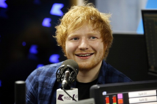 Ed Sheeran Visits Kiss FM