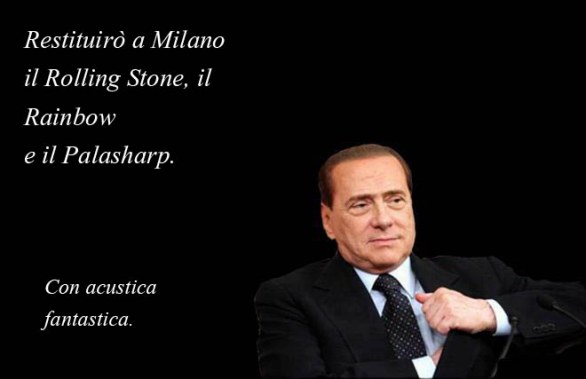 Berlusconi MeMe campagna elettorale 2013 promesse ai metallari