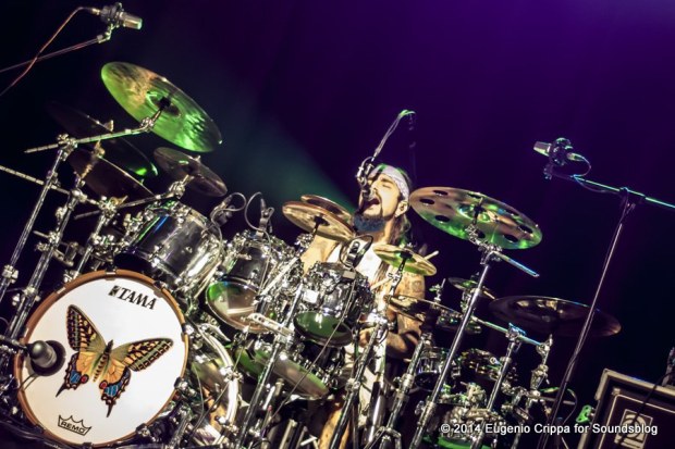 Mike Portnoy Flying Colors foto @ Live Club Trezzo Milano, 8 Ottobre 2014 - photos by Eugenio Crippa