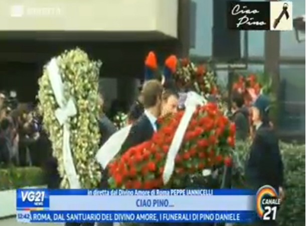 I funerali di Pino Daniele