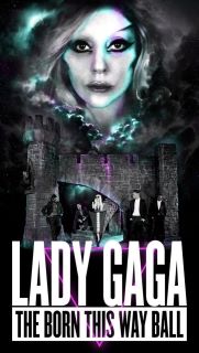 Il poster e le date del tour The Born This Way Ball di Lady Gaga