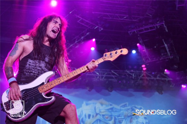steve harris Iron Maiden foto @ Rock In Idro, 1 Giugno 2014 - by Paolo Bianco