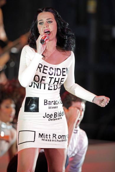 Katy Perry in concerto a Las Vegas pro Obama