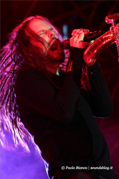 Jonathan Davis Korn concerto Ippodromo Milano, 24 Giugno 2013. Foto di Paolo Bianco