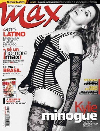 Kylie Minogue sexy per Max Messico