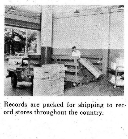 La produzione dei dischi in vinile negli anni \\'50