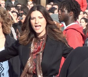 Laura Pausini Flash Mob Milano