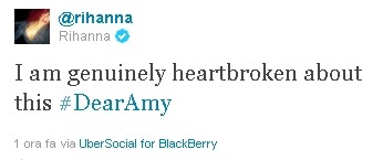 Le reazioni delle star alla morte di Amy Winehouse (Twitter)