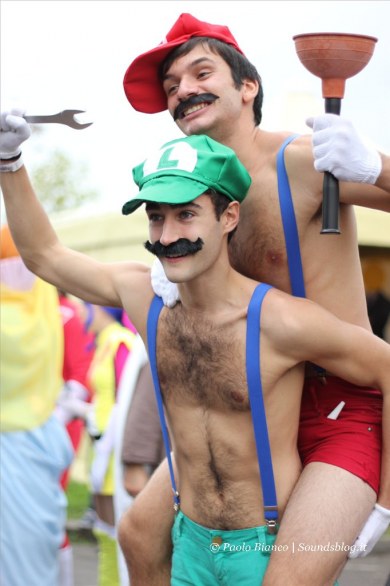 Mario Naked Brothers Lucca Cosplay 2013 - foto di Paolo Bianco