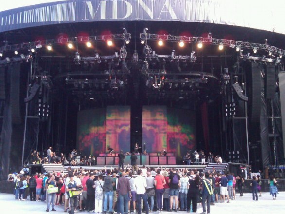 Madonna a Roma concerto 2012