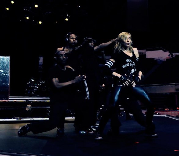 Madonna Le foto delle prove del tour