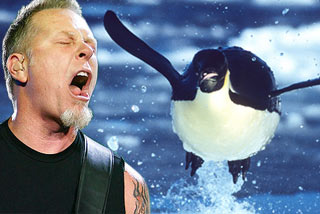 Metallica in Antarctica foto-montaggi dal web