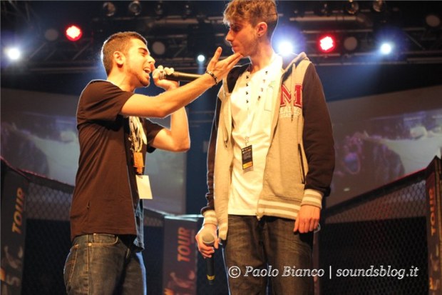 neezy contro elfo MTV Spit Tour a Milano freestyle battle @ Magazzini Generali - foto by Paolo Bianco