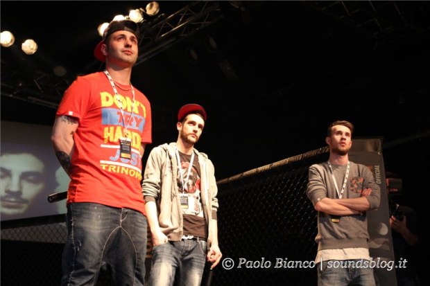 eddy vandalo venom dreke ring MTV Spit Tour a Milano freestyle battle @ Magazzini Generali - foto by Paolo Bianco