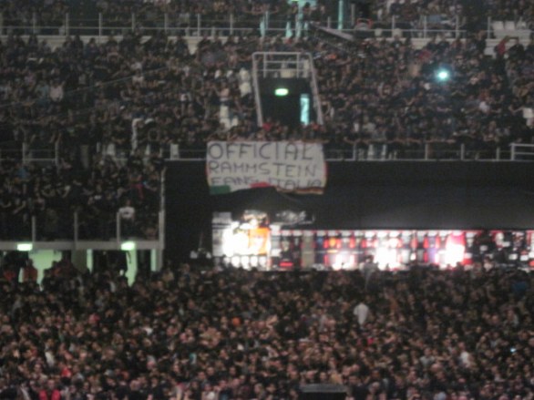 Rammstein, concerto @ Bologna Unipol Arena 26 Aprile 2013